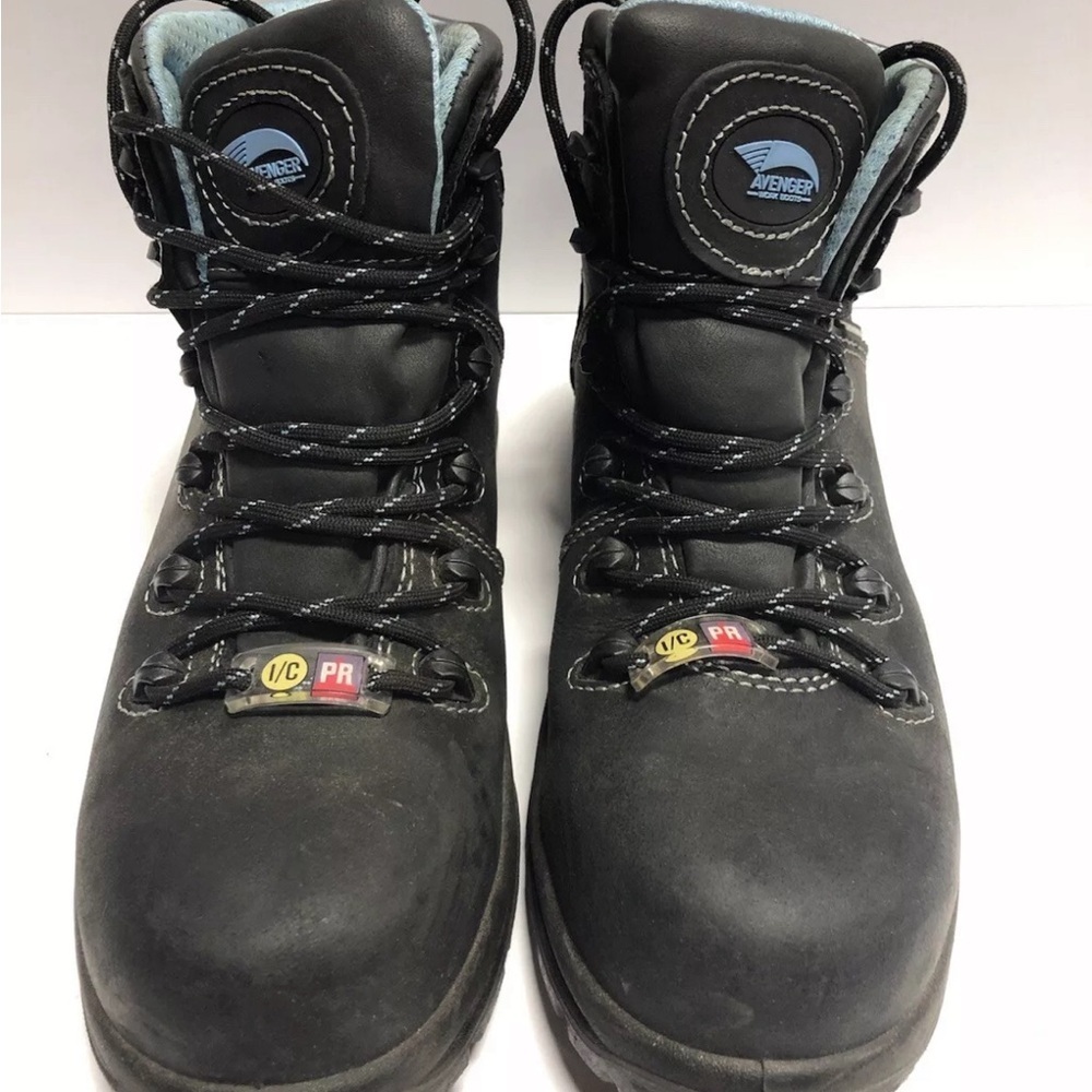 Avenger Work Women’s Framer, Black Comp Toe Work Boots, Size 7W - Picture 3 of 6